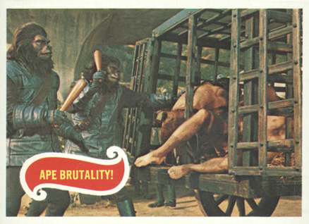 1969 Topps Planet of the Apes Ape Brutality! #13 Non-Sports Card