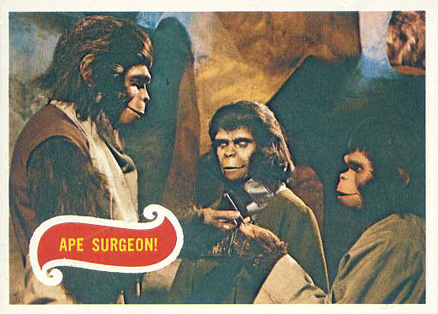1969 Topps Planet of the Apes Ape Surgeon! #18 Non-Sports Card