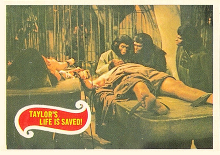 1969 Topps Planet of the Apes Taylor's Life Is Saved! #19 Non-Sports Card