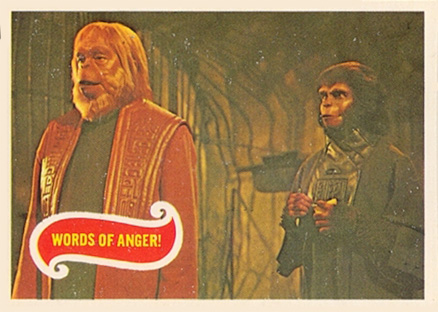 1969 Topps Planet of the Apes Words of Anger! #23 Non-Sports Card