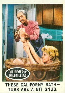 1963 Beverly Hillbillies These Californy bath tubs... #23 Non-Sports Card