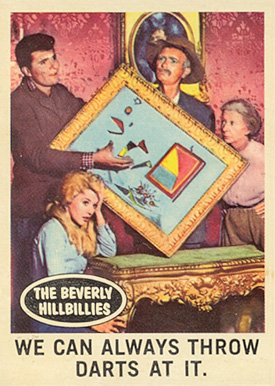 1963 Beverly Hillbillies We can always throw darts... #50 Non-Sports Card