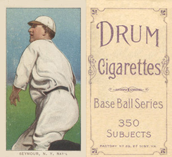 1909 White Borders Drum 350 Seymour, N.Y. Nat'L #436 Baseball Card