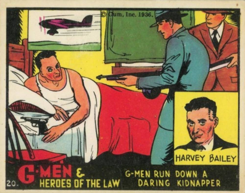 1936 G-Men & Heroes G-Men Run down.. #20 Non-Sports Card