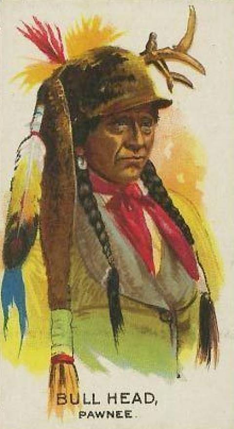 1930 British American Tobacco Indian Chiefs Bull Head #19 Non-Sports Card
