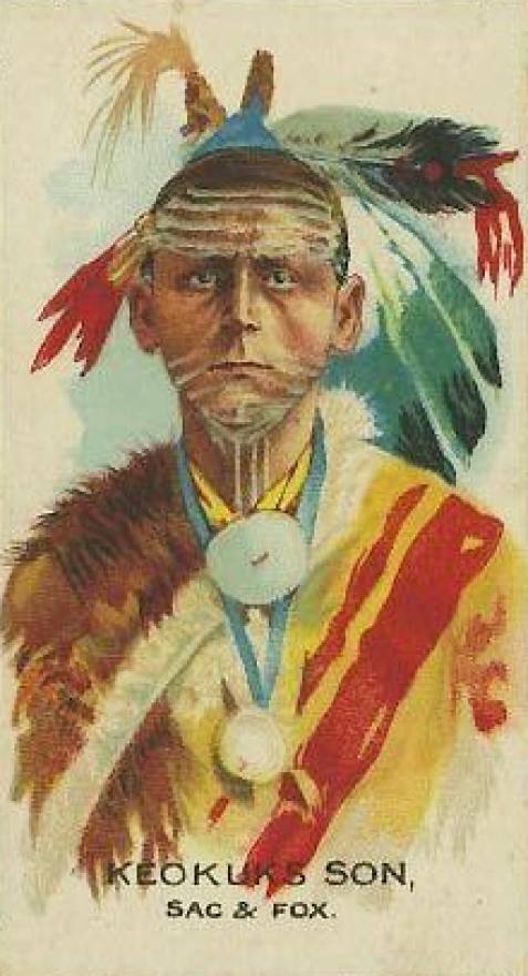 1930 British American Tobacco Indian Chiefs Keokuks Son #29 Non-Sports Card