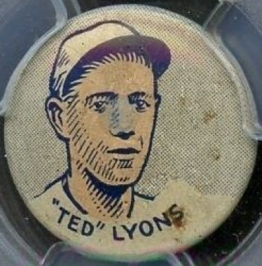 1930 Cracker Jack Pins Ted Lyons # Baseball Card