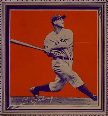 1935 Wheaties Series 1 Lou Gehrig # Baseball Card