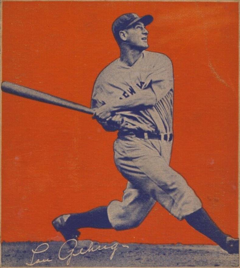 1935 Wheaties Series 1 Lou Gehrig # Baseball Card