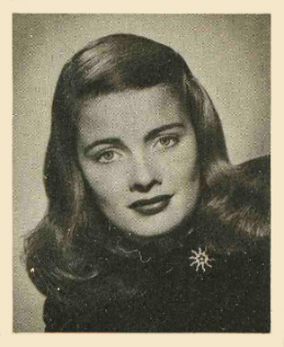 1948 Bowman Movie Stars Nancy Guild #33 Non-Sports Card
