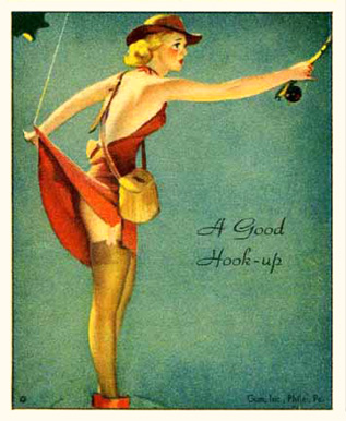 1944 American Beauties A good hook-up #1 Non-Sports Card