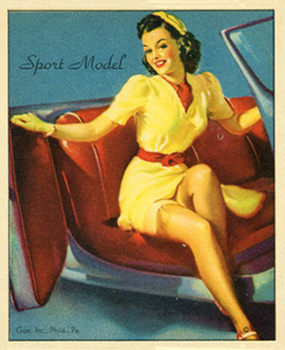 1944 American Beauties Sport model #21 Non-Sports Card