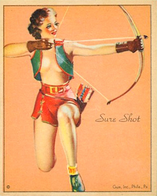 1944 American Beauties Sure shot #22 Non-Sports Card