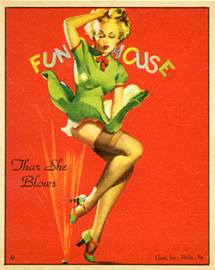 1944 American Beauties Thar she blows #23 Non-Sports Card