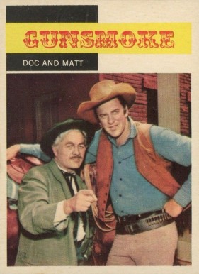 1958 T.V. Westerns Doc and Matt #3 Non-Sports Card