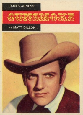 1958 T.V. Westerns Arness as Matt Dillon #1 Non-Sports Card