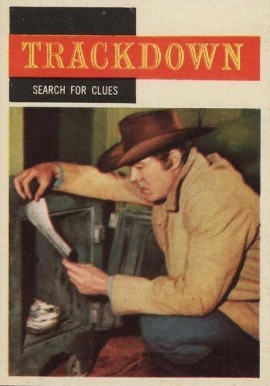 1958 T.V. Westerns Search for clues #17 Non-Sports Card