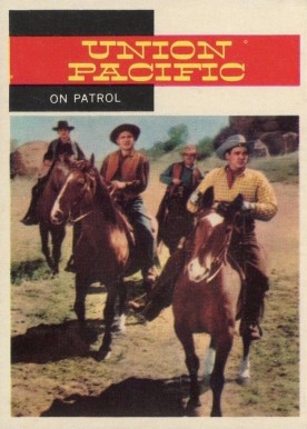 1958 T.V. Westerns On patrol #43 Non-Sports Card