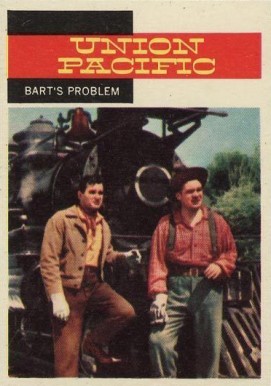 1958 T.V. Westerns Bart's problem #45 Non-Sports Card