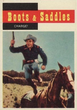 1958 T.V. Westerns Charge #68 Non-Sports Card