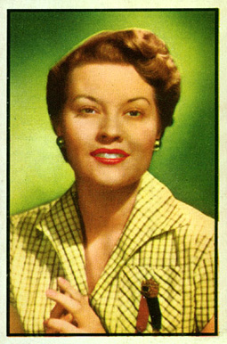 1953 TV & Radio NBC Patti Page #65 Non-Sports Card