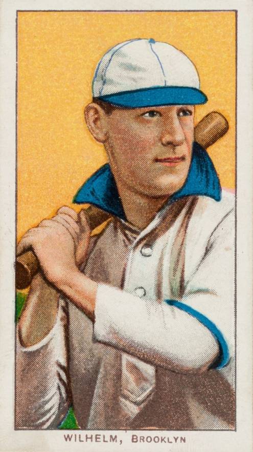1909 White Borders Cycle 460 Wilhelm, Brooklyn #509 Baseball Card
