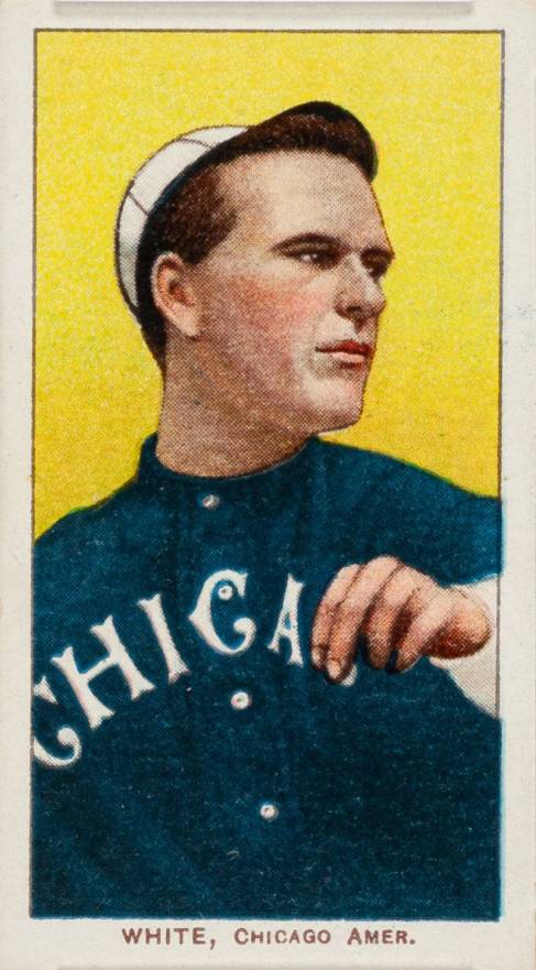 1909 White Borders Cycle 460 White, Chicago Amer. #504 Baseball Card