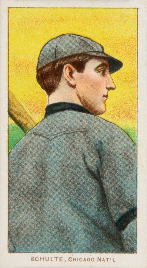 1909 White Borders Cycle 460 Schulte, Chicago Nat'L #431 Baseball Card