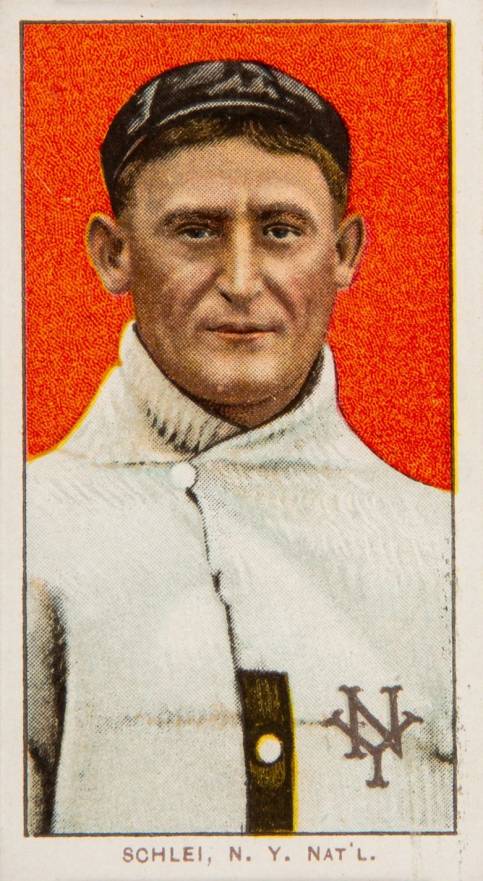 1909 White Borders Cycle 460 Schlei, N.Y. Nat'L #426 Baseball Card