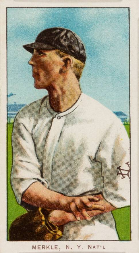 1909 White Borders Cycle 460 Merkle, N.Y. Nat'L #331 Baseball Card
