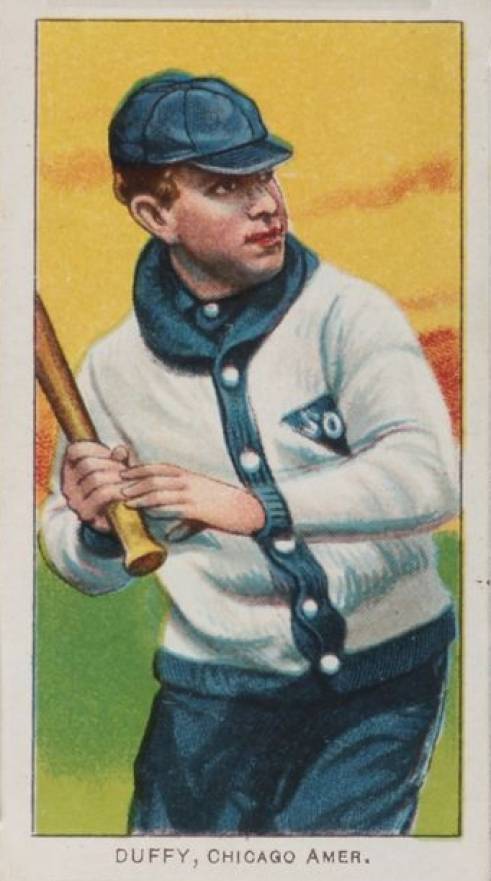 1909 White Borders Cycle 460 Duffy, Chicago Amer. #153 Baseball Card