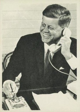 1964 John F. Kennedy President Kennedy Enjoys A Chuckle As He... #76 Non-Sports Card