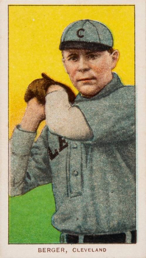 1909 White Borders Cycle 460 Berger, Cleveland #37 Baseball Card