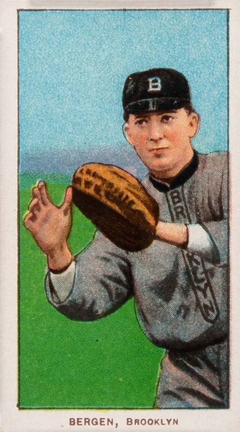 1909 White Borders Cycle 460 Bergen, Brooklyn #36 Baseball Card