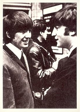1964 Beatles Movie John and George chat... #5 Non-Sports Card