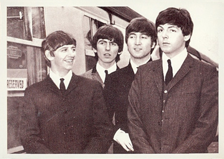 1964 Beatles Movie The Beatles are about to board... #55 Non-Sports Card