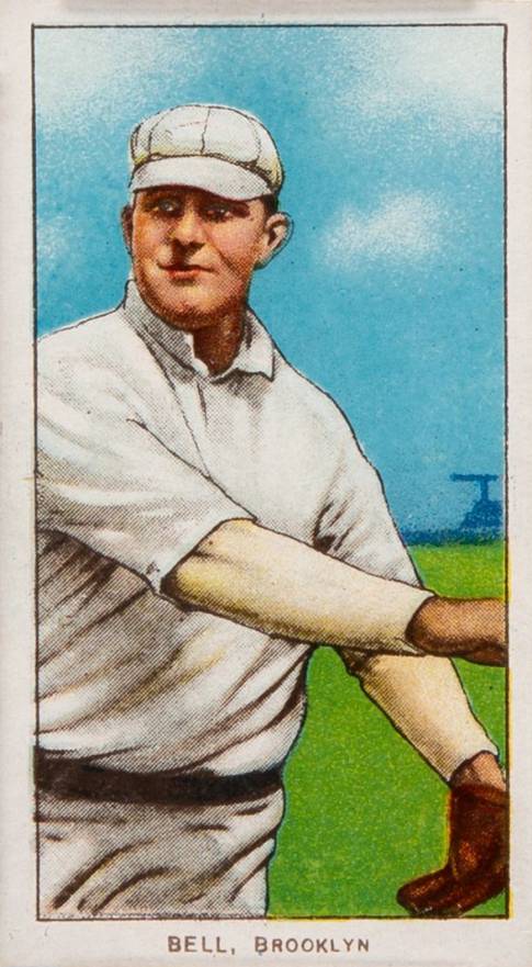 1909 White Borders Cycle 460 Bell, Brooklyn #31 Baseball Card