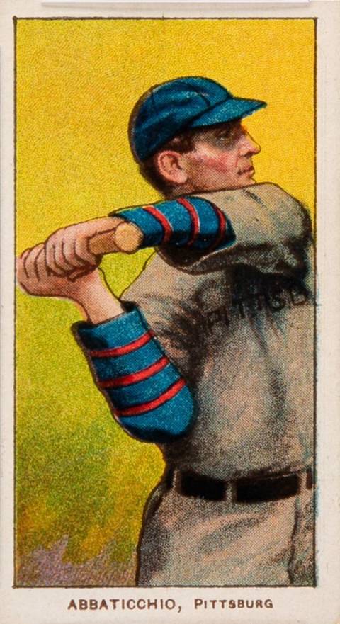 1909 White Borders Cycle 460 Abbaticchio, Pittsburgh #1 Baseball Card