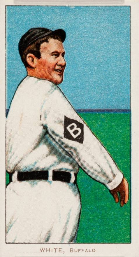 1909 White Borders Cycle 350 White, Buffalo #507 Baseball Card