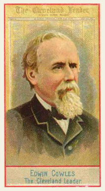 1888 Allen & Ginter American Editors-Small Edwin Cowles #15 Non-Sports Card