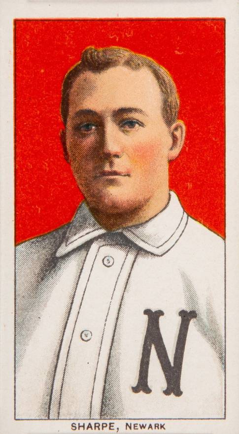 1909 White Borders Cycle 350 Sharpe, Newark #438 Baseball Card