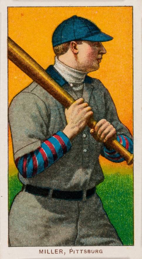 1909 White Borders Cycle 350 Miller, Pittsburgh #335 Baseball Card