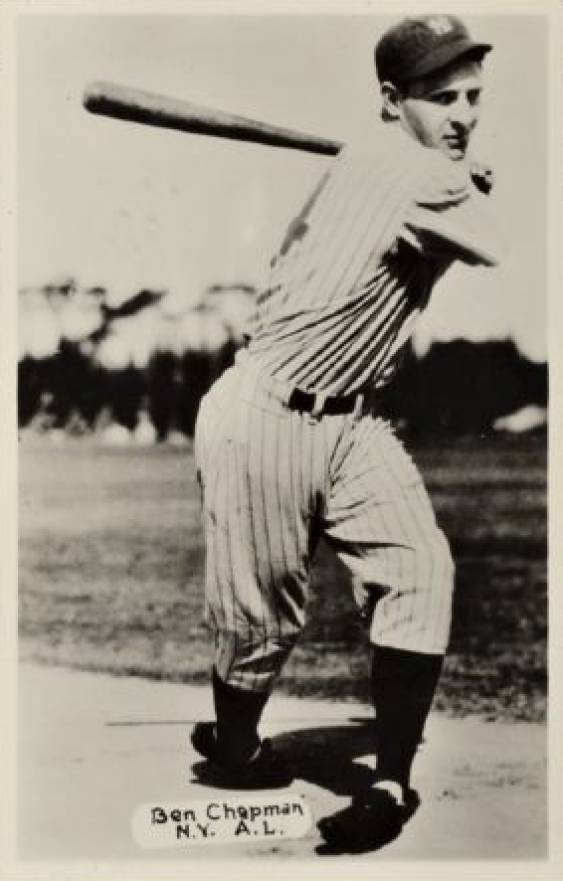 1933 Worch Cigar Ben Chapman # Baseball Card