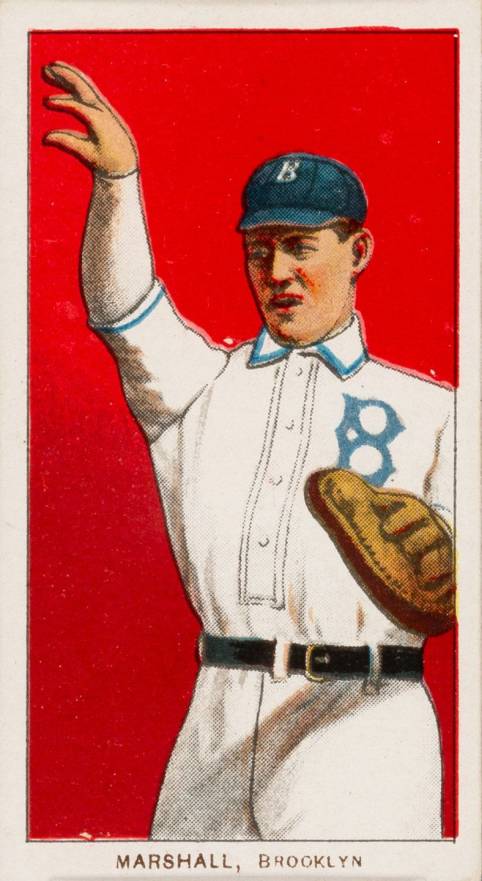 1909 White Borders Cycle 350 Marshall, Brooklyn #306 Baseball Card