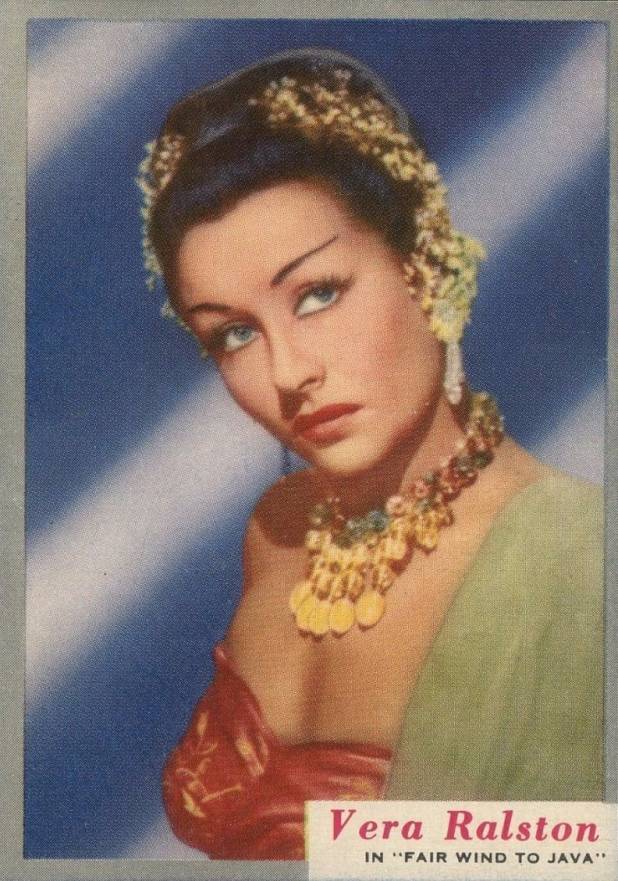 1953 Who-Z-at Star? Vera Ralston #10 Non-Sports Card