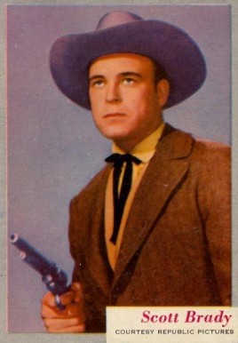 1953 Who-Z-at Star? Scott Brady #15 Non-Sports Card