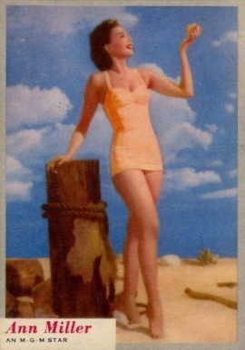 1953 Who-Z-at Star? Ann Miller #57 Non-Sports Card