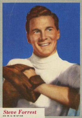 1953 Who-Z-at Star? Steve Forrest #61 Non-Sports Card
