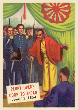 1954 Topps Scoop Perry Opens Door to Japan #101 Non-Sports Card
