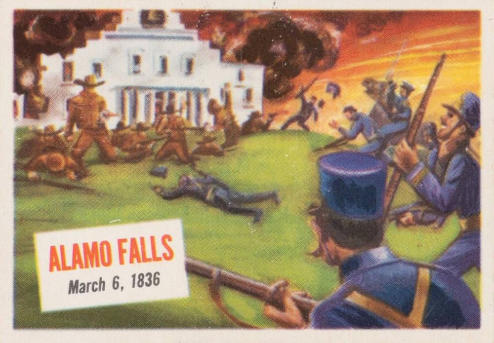 1954 Topps Scoop Alamo falls #8 Non-Sports Card